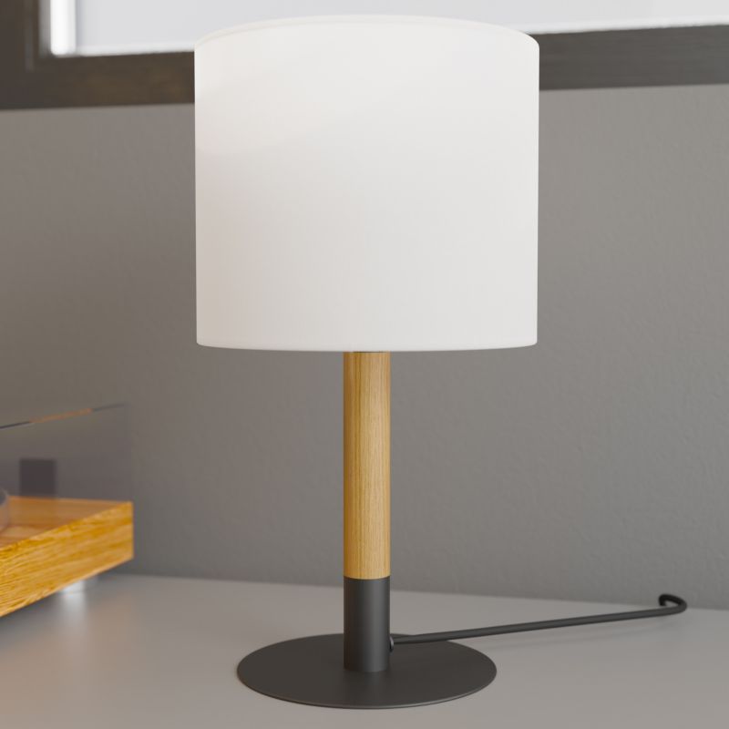 Bordlampe Myrtus 1 x E27 Bambus