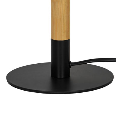Bordlampe Myrtus 1 x E27 Bambus