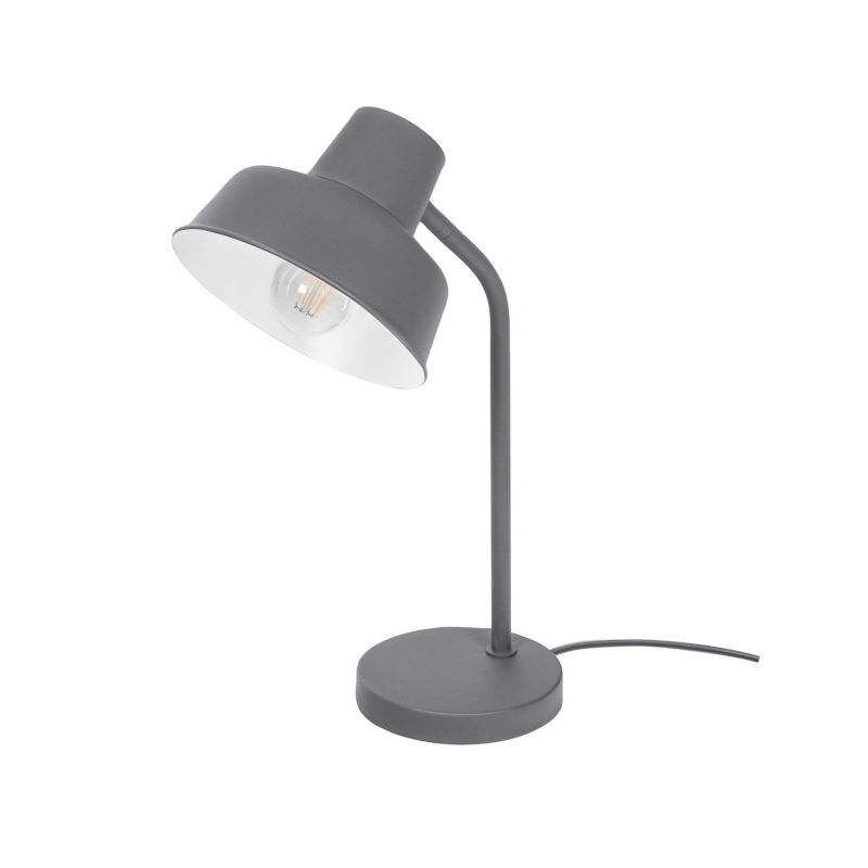 GoodHome Orous 1-punkts bordlampe E27 i grafit