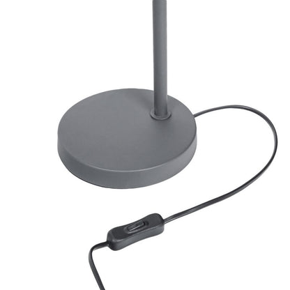 GoodHome Orous 1-punkts bordlampe E27 i grafit