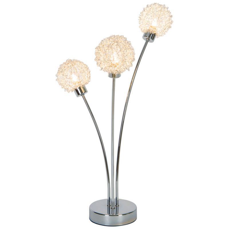 GoodHome Phaidros 3-punkts bordlampe G9 krom