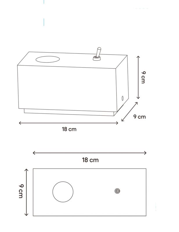 Bordlampe Qausuit Bambus E27 Rektangulær 90 cm