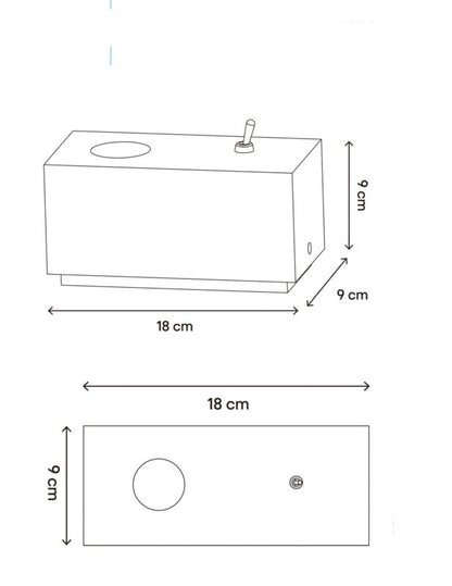 Bordlampe Qausuit Bambus E27 Rektangulær 90 cm