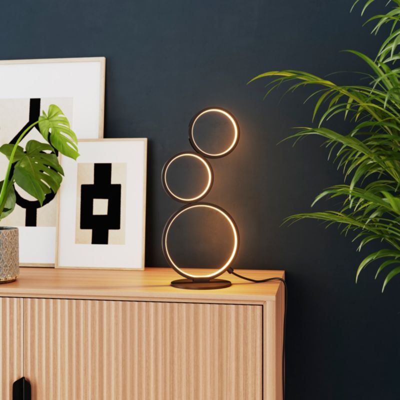 GoodHome Samana bordlampe 1000 lm 3000 K sort DIM