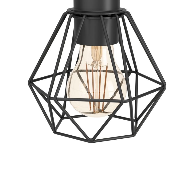 GoodHome Smertrio bordlampe 1-punkts E27 mat-sort