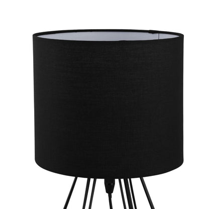 Bordlampe Smertrio 1-punkts E27 Skærm Sort
