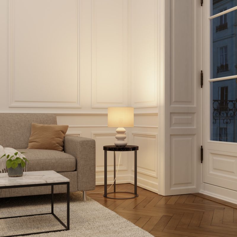 Bordlampe Spirea 1xE27 Hvid 40 cm
