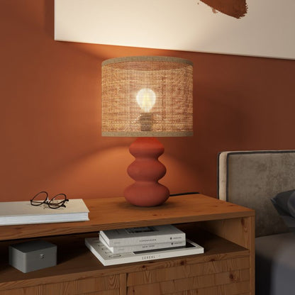 Bordlampe Spirea 1 x E27 Terrakotta