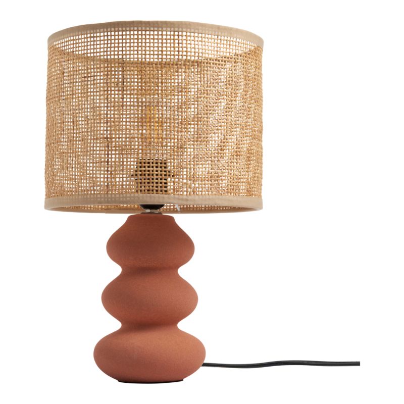 Bordlampe Spirea 1 x E27 Terrakotta