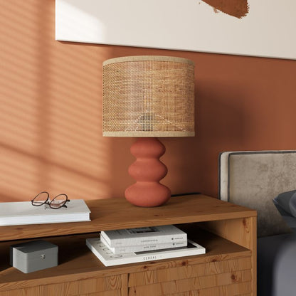 Bordlampe Spirea 1 x E27 Terrakotta