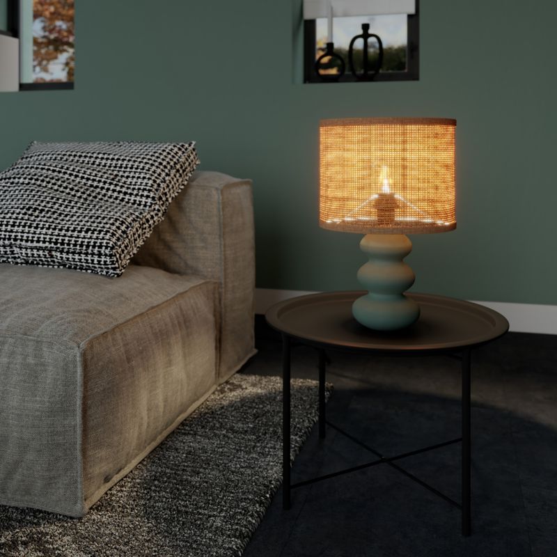 Bordlampe Spirea 1xE27 Grøn 40 cm