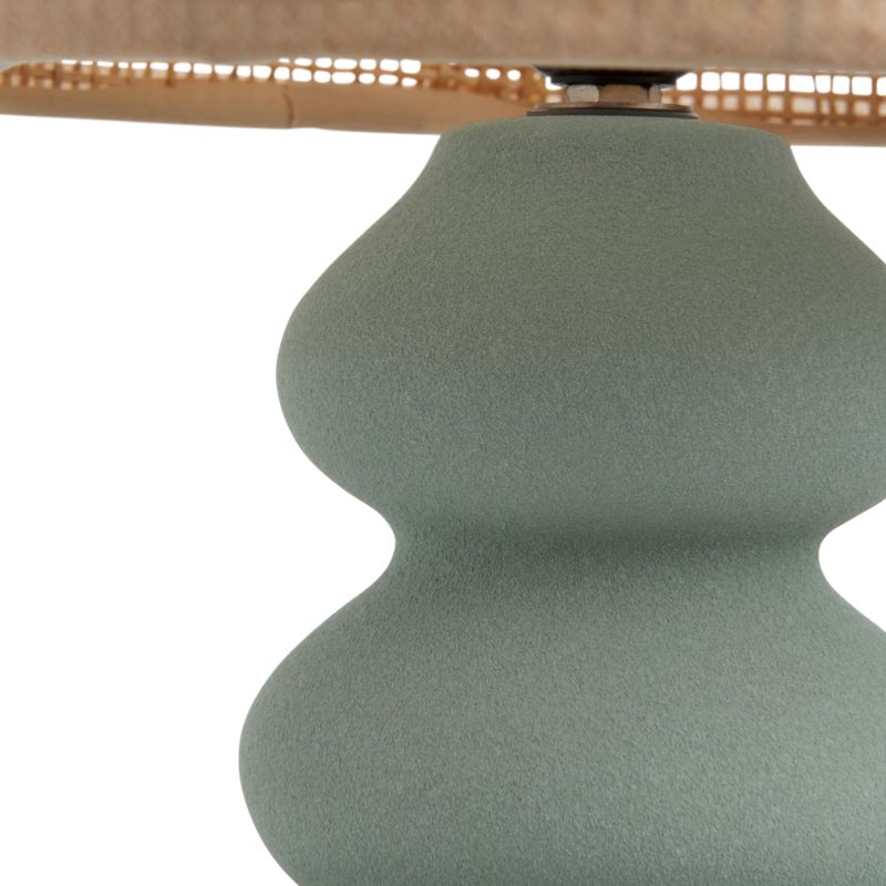 Bordlampe Spirea 1xE27 Grøn 40 cm