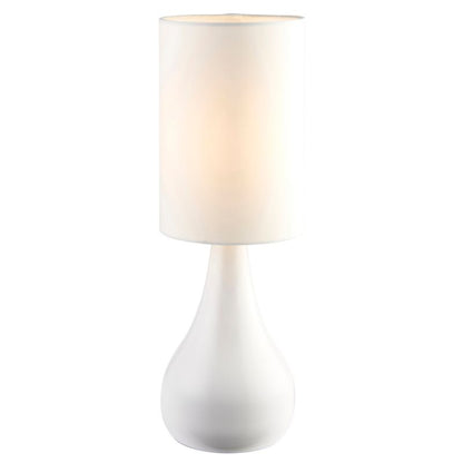 GoodHome Tertrez bordlampe 1-punkts E14 hvid