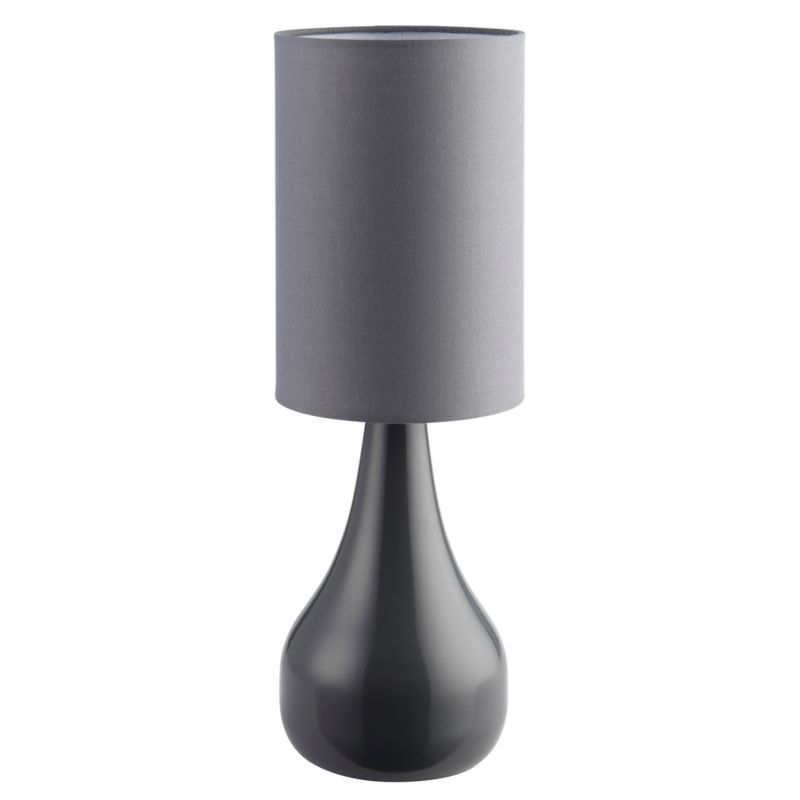 GoodHome Tertrez bordlampe 1-punkts E14 grafit