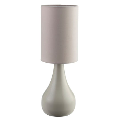 GoodHome Tertrez bordlampe 1-punkts E14 grå