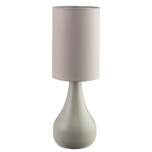 GoodHome Tertrez bordlampe 1-punkts E14 grå