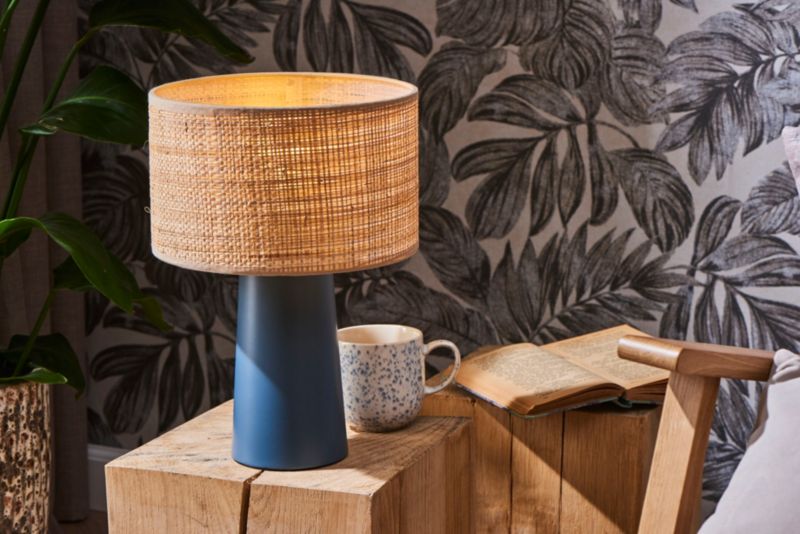 Bordlampe Tolland 1 x E14 Blå