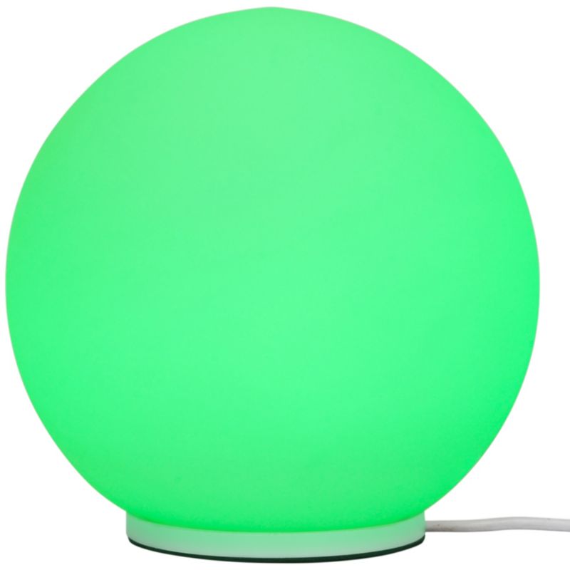 GoodHome Baoule LED-bordlampe i hvid med RGB-farveskift