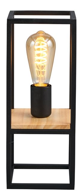 Libertad bordlampe 1 x E27 i sort-træ