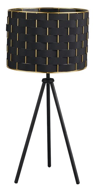 Marasales bordlampe 1 x E27 sort