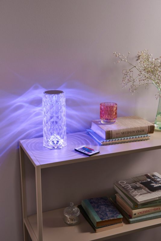 Bordlampe Torre 1 W RGB Gennemsigtig 90 mm