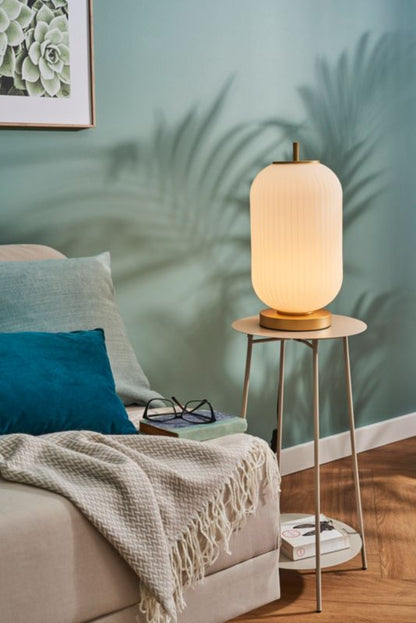 Olmeto bordlampe 1 x E27 hvid