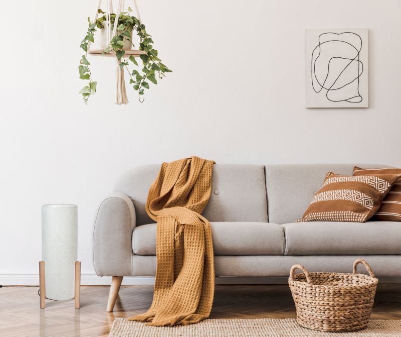 Bordlampe Ones L 1 x E27 hvid/træ