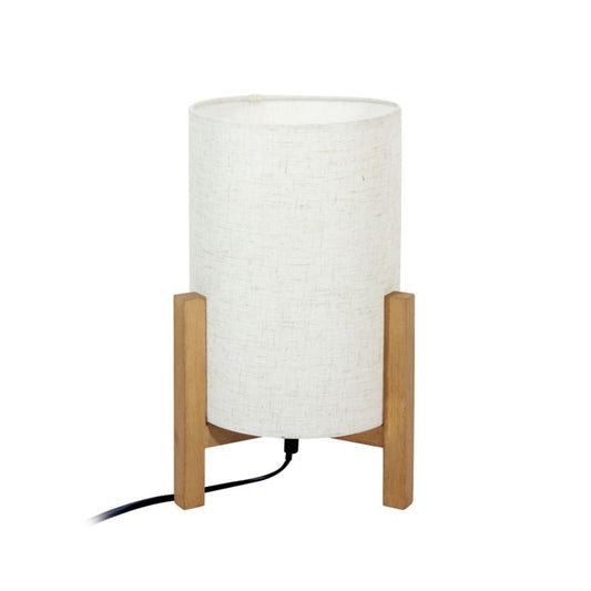 Bordlampe Ones M 1 x E27 hvid/træ