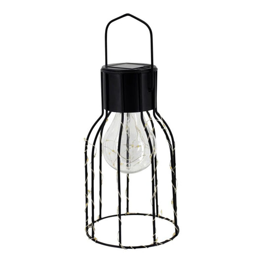 Solarlampe Cage Copper til bord