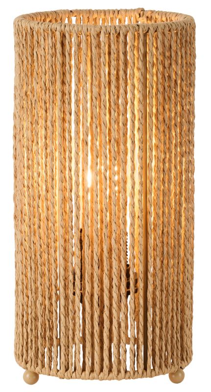 Bordlampe Tensa 1 x E27 26 cm Brun