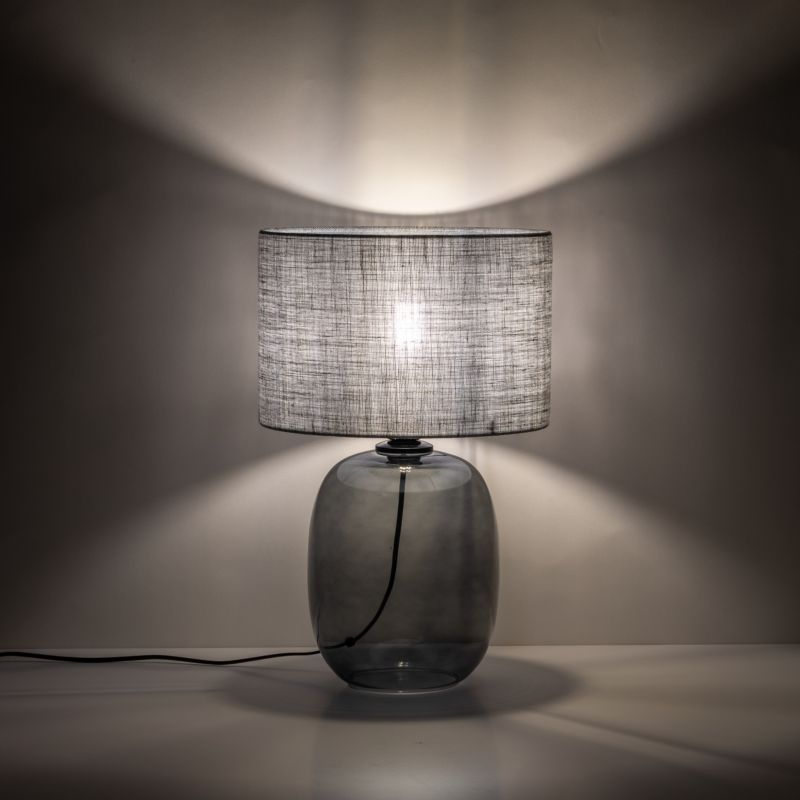 Bordlampe TK Lighting Melody 1 x E27 i grafitgrå