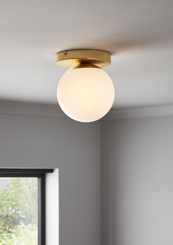 Loftlampe Baldaz 1-punkt E14 Messing