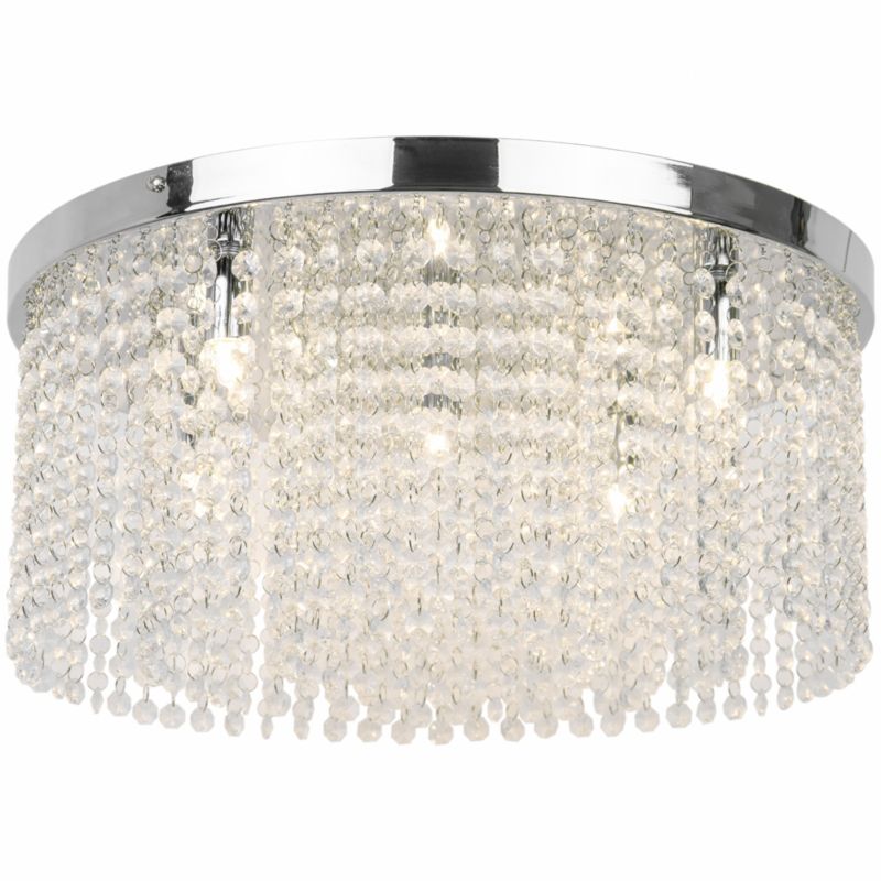 Loftslampe Carna 5 x G9 Krom 45 cm