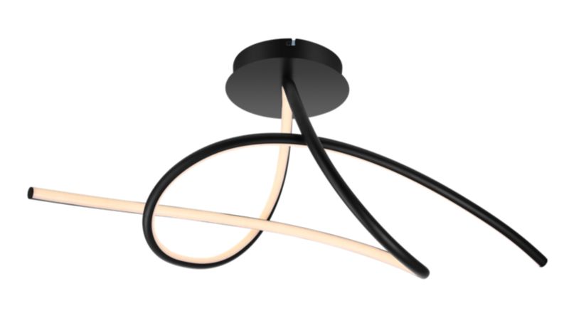 Loftslampe Cleve 3500 lm 3000 K Sort