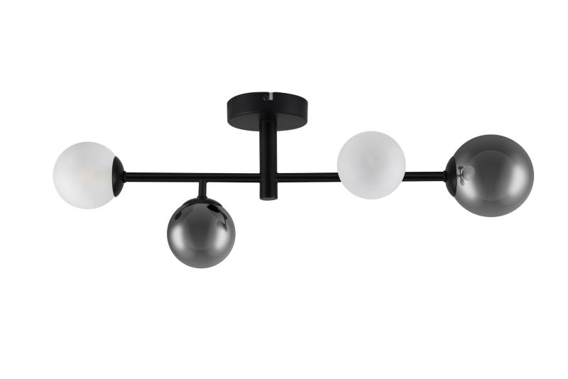 Loftslampe Hauraki 4-Punkts G9 Sort