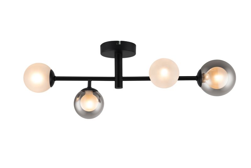 Loftslampe Hauraki 4-Punkts G9 Sort