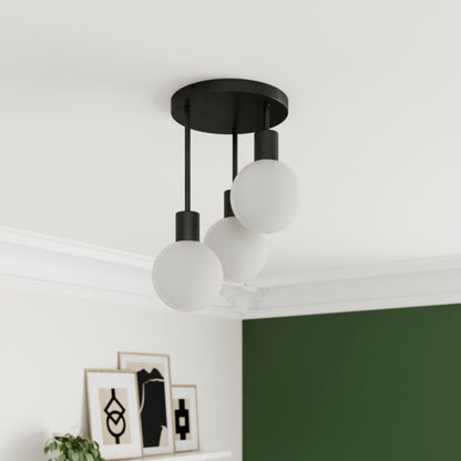 Loftslampe Lognes 3-Punkts E14 Sort Mat