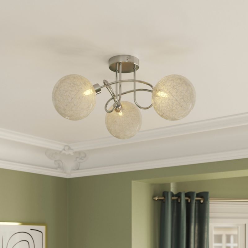 Loftslampe Onnes 3 x G9 Krom