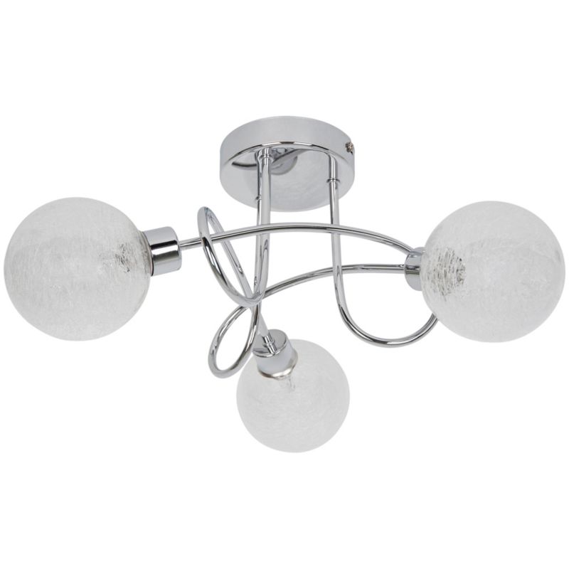 Loftslampe Onnes 3 x G9 Krom