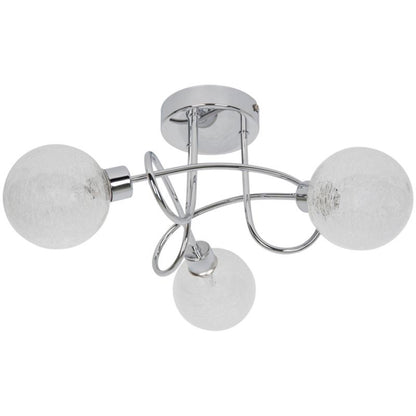 Loftslampe Onnes 3 x G9 Krom