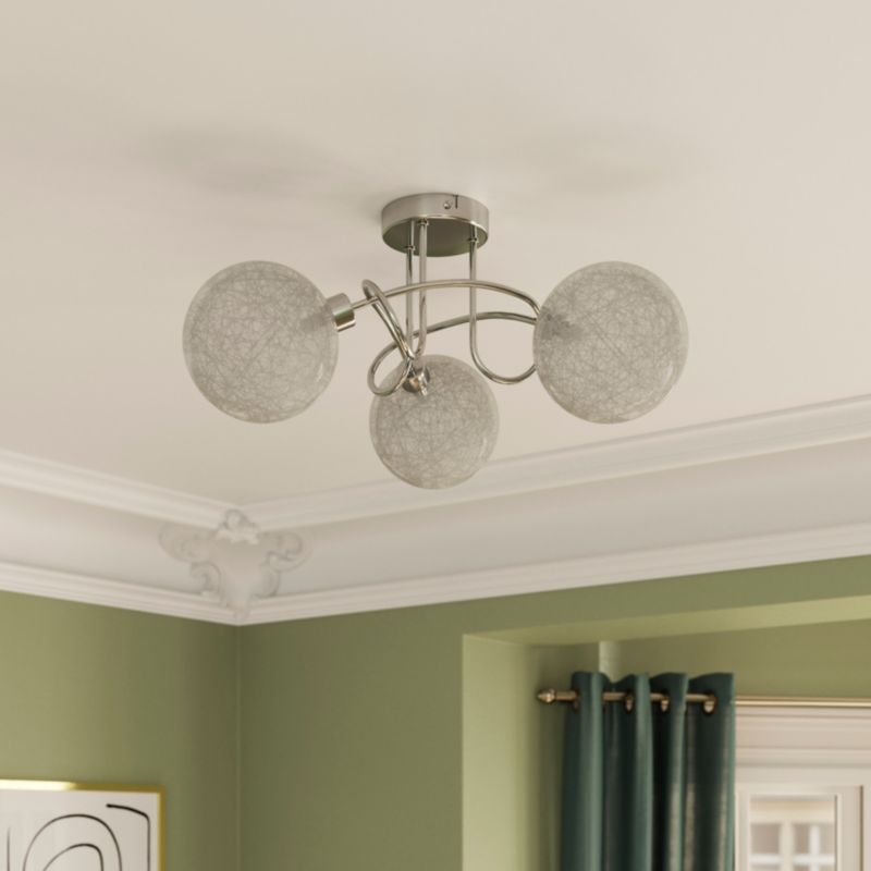 Loftslampe Onnes 3 x G9 Krom