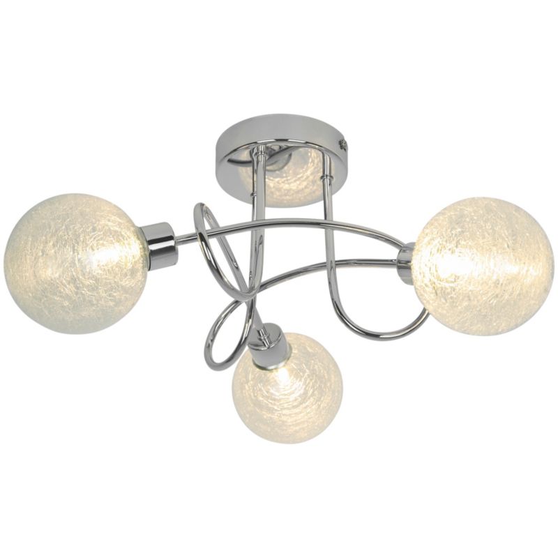 Loftslampe Onnes 3 x G9 Krom