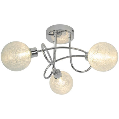 Loftslampe Onnes 3 x G9 Krom