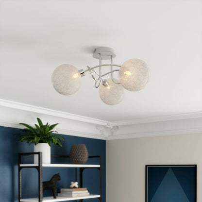 Loftslampe Paralia 3 x G9 Krom