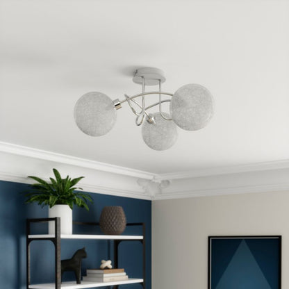 Loftslampe Paralia 3 x G9 Krom