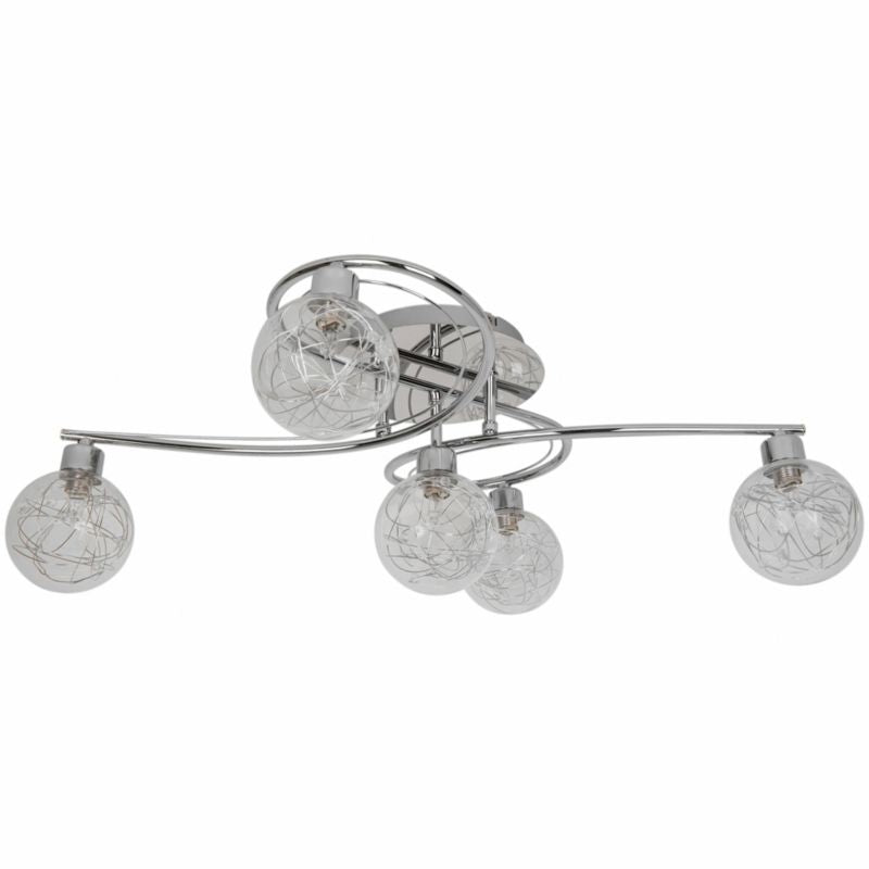 Loftslampe Paralia 5 x G9 Krom