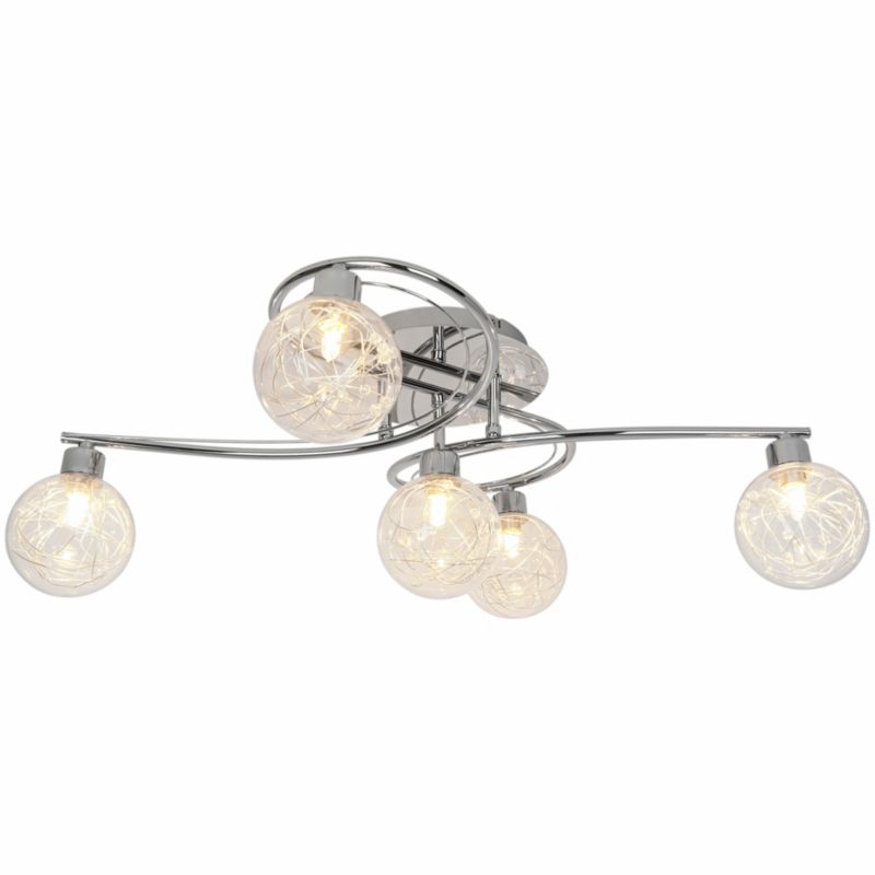 Loftslampe Paralia 5 x G9 Krom