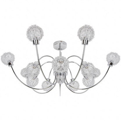 Loftslampe Phaidros 14-punkts G9 Krom