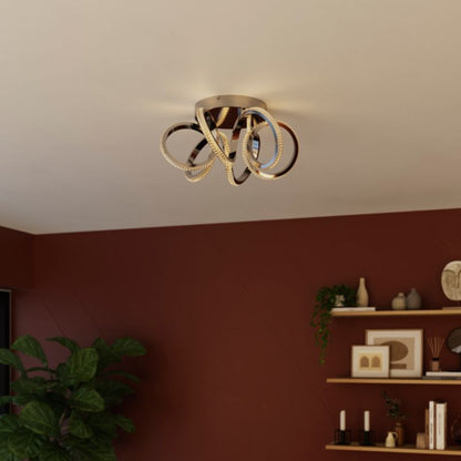 GoodHome Darien LED loftlampe 2400 lm 3000 K krom DIM