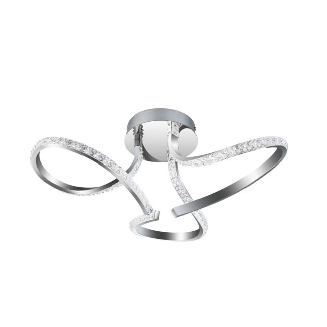LED-loftlampe Darien 2550 lm 3000 K Krom Dæmpbar